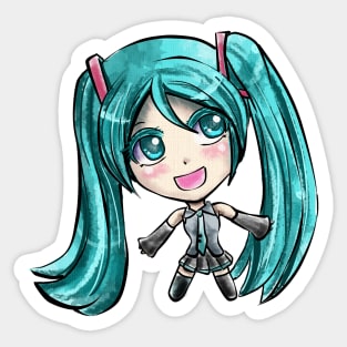 Chibi Miku Sticker